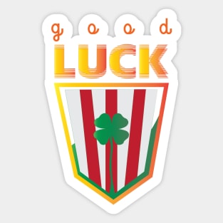 Good Luck T-Shirt Sticker